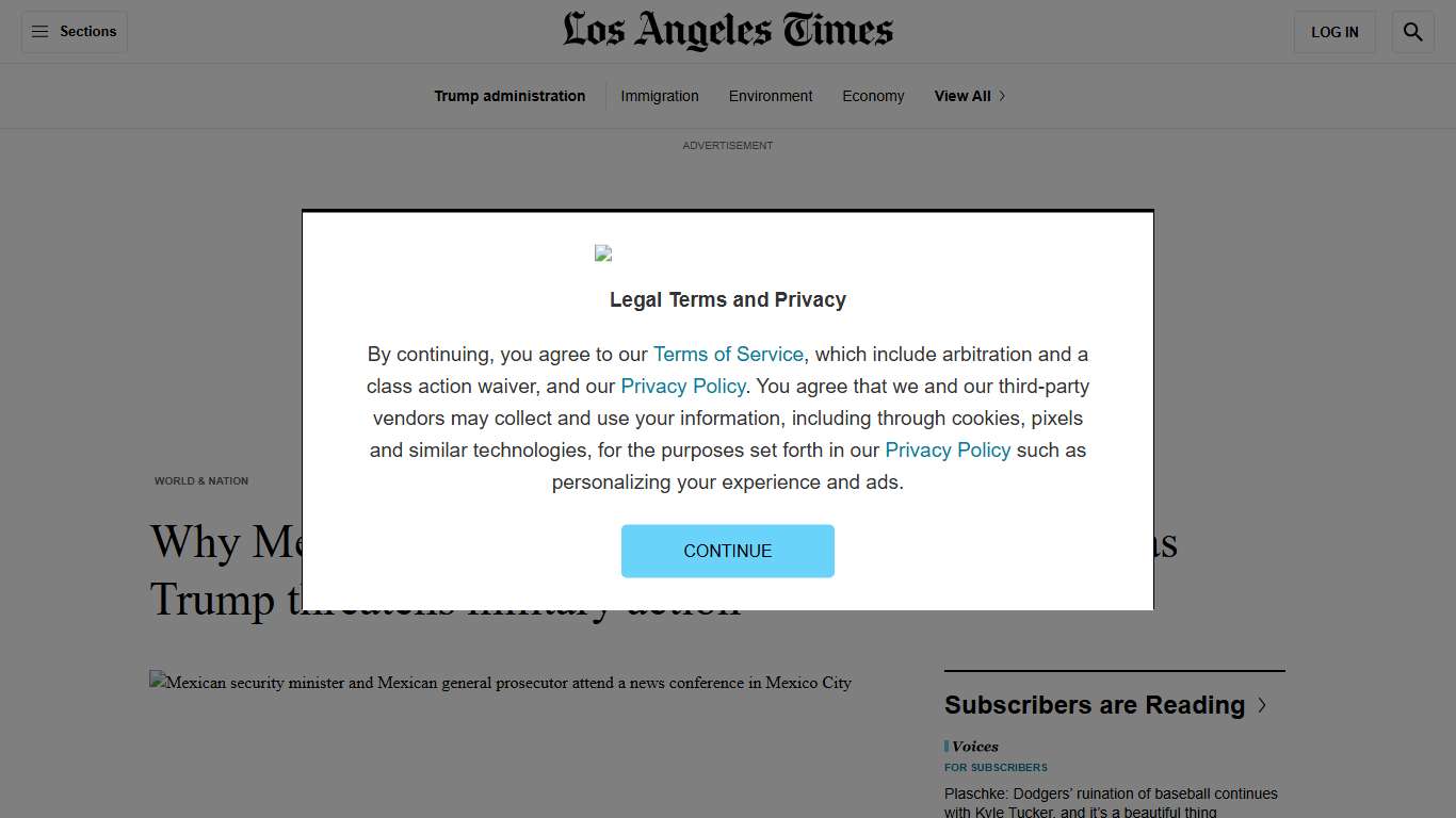 Why Mexico is accelerating cartel prisoner transfers as Trump threatens military action - Los Angeles Times