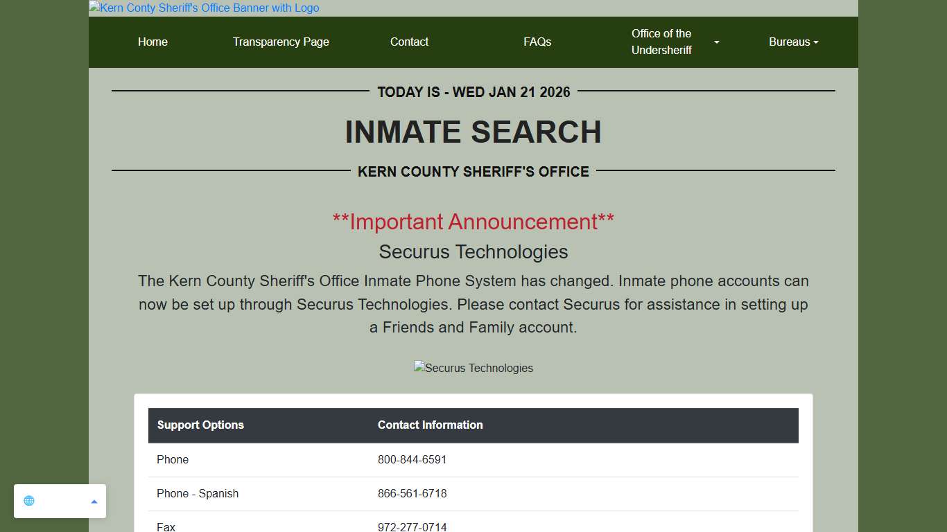 Inmate Search | KCSO